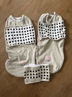 Nanit Infant Swaddle Sack & Belly Band Set in Cream